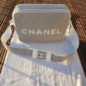 AUTHENTIC CHANEL TOTE MESSENGER BAG